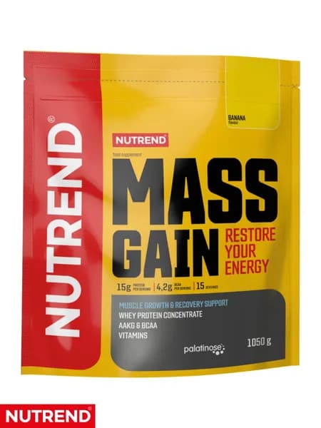 Гейнер MASS GAIN Nutrend 1050 грамм, банан
