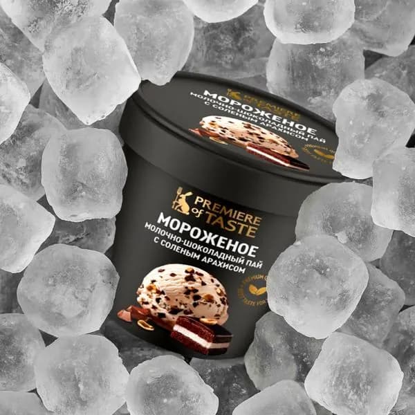 Мороженое Молочно-шоколадное пай Premiere оf Taste 330г