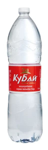 Кубай Вода Минеральная Негазированная 1500мл. 6шт