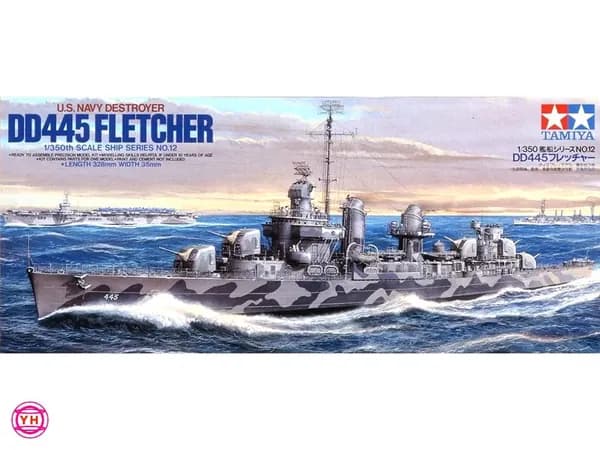 1/350 Эсминец ВМС США Fletcher 78012 Модель сборки военных кораблей