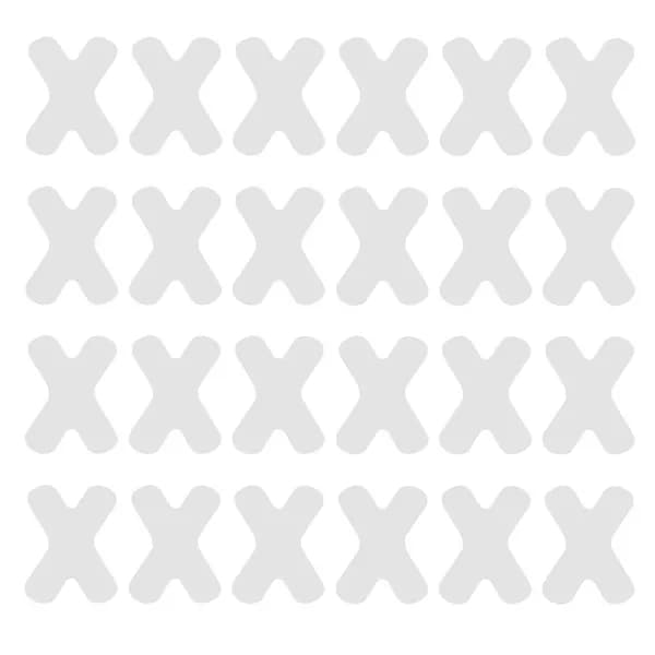 Планки для коррекции дыхания из pe нетканого материала, x-образные, 30 шт, для сна