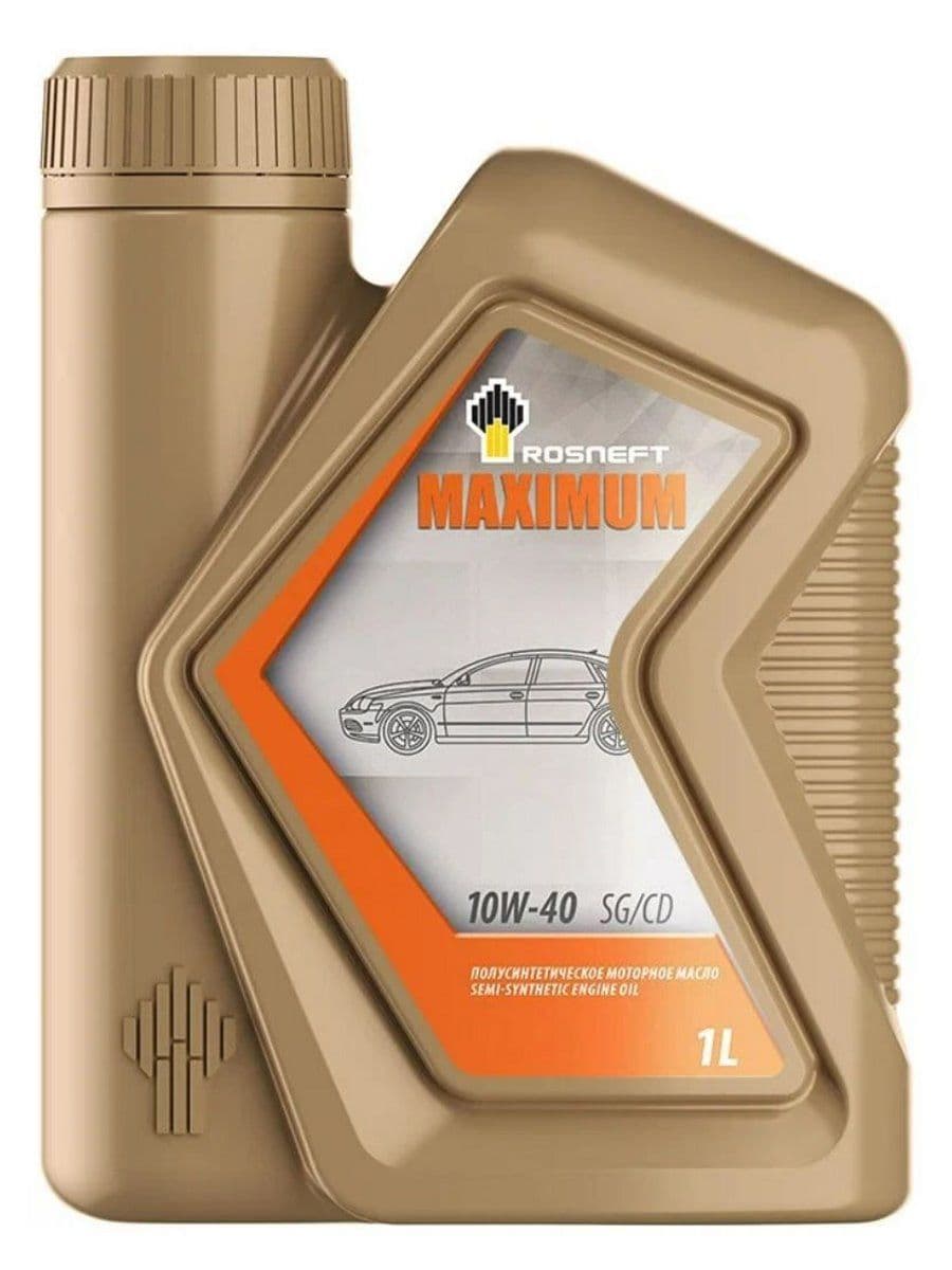 Rosneft Масло моторное Rosneft 10W-40 Масло моторное, Полусинтетическое, 1 л