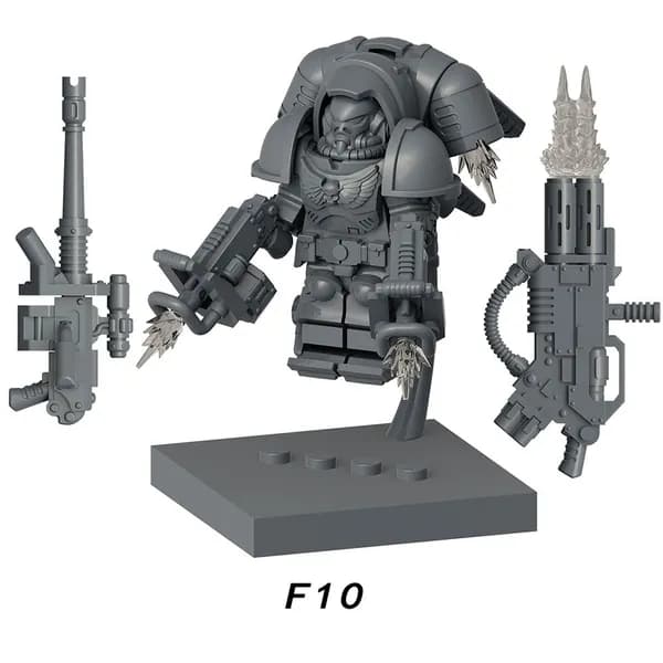Вархаммер, минифигурки, строительные блоки, совместимые с Lego.