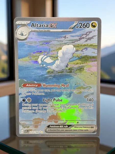Портативные карты PKM X Настройка и прокси высококачественной Altaria ex Paradox Rift (PAR) #253