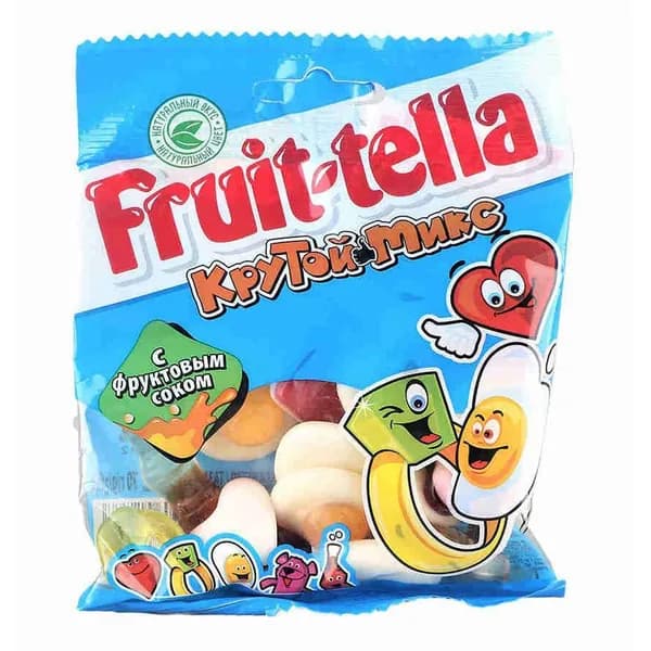 Мармелад жевательный FRUIT-TELLA Крутой микс, 70г