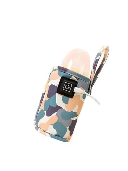 Подогреватель для бутылочек портативный USB, термочехол нагреватель детского питания и молока для автомобиля и прогулок