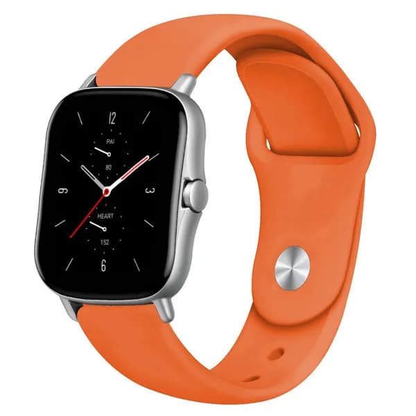 Ремешок для часов Amazfit GTS 2 2e 3 4 GTS 2 Mini GT 4 3 Pro 47 мм GTR2 2 stratos 2 3,силиконовый браслет Amazfit ремешок bip
