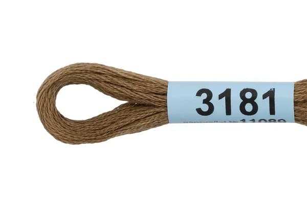 Мулине GAMMA нитки для вышивания 2 шт. по 8 м., 3181 светло-коричневый