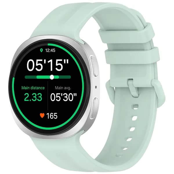 Силиконовый ремешок для Samsung Galaxy Watch 8/9, 44 мм, светло-зелёный