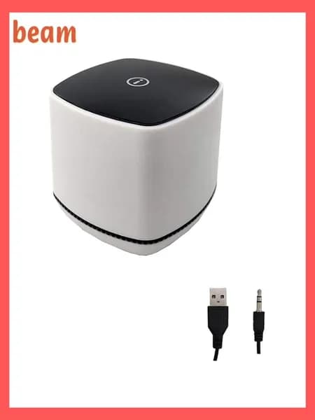 Настольный мини-динамик с питанием от USB и аудиовходом 3,5 мм, проводное компьютерное аудио совместим ПК / смартфона планшетного компьютера