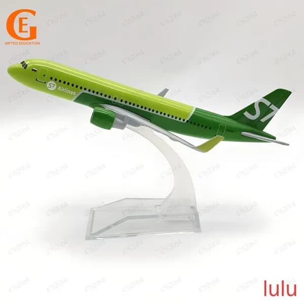 Металлическая Модель Самолета Аэробус 320, S7 Airlines А320