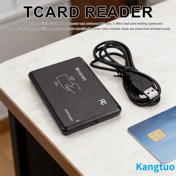 Считыватель RFID-карт 125 кГц, только чтение, USB, без драйверов