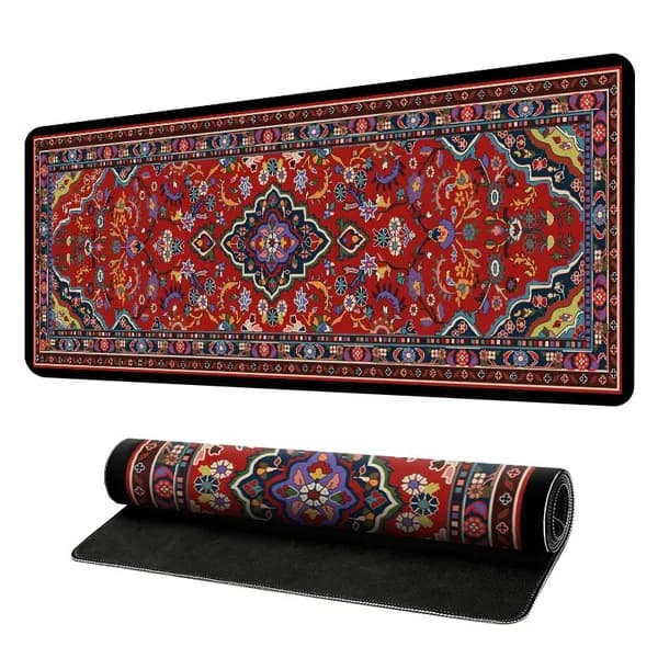 Коврик для мышки, XL, светло-желтый, светло-коричневый