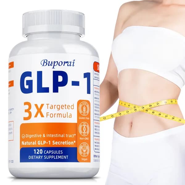 Бупорай - Целевая формула GLP-1 3X - Пробиотики, берберин, моринга, PQQ, экстракт семян периллы, ресвератрол - Поддерживает здоровье пищеварительной системы и кишечника