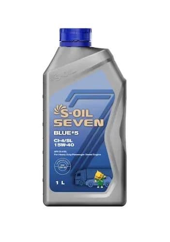 S-OIL SEVEN BLUE#5 CI-4/SL 15W-40 Масло моторное, Синтетическое, 1 л
