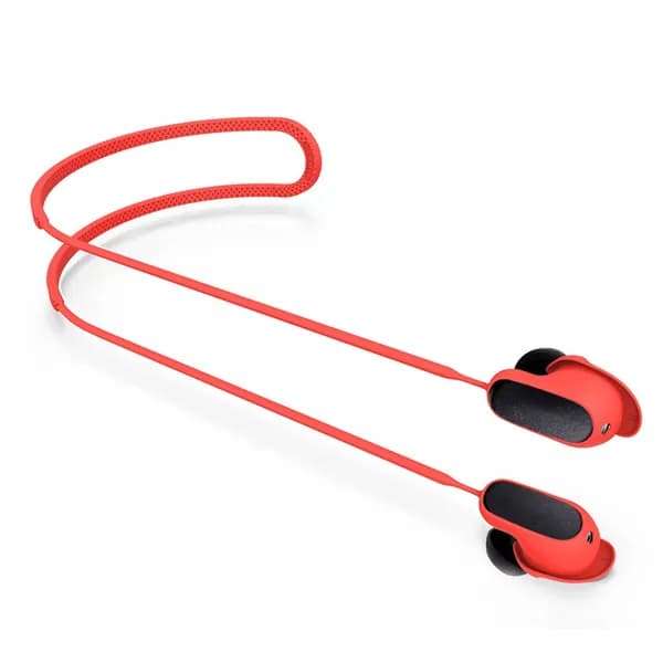 Силиконовый ремешок для наушников Bose QC Earbuds II, красный, 80 см