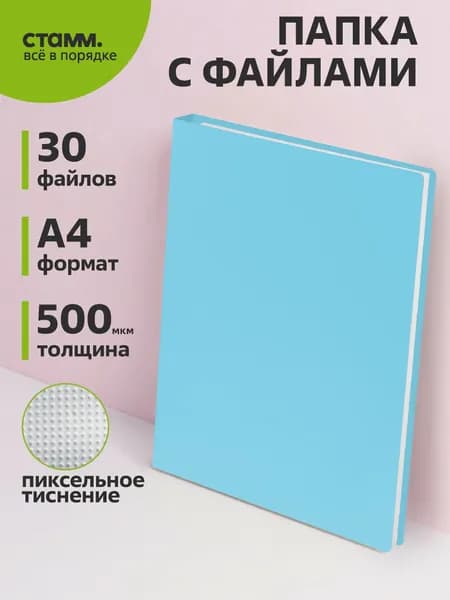 Папка с 30 файлами СТАММ А4