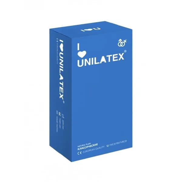 Презервативы UNILATEX NATURAL PLAIN классические, 15 шт