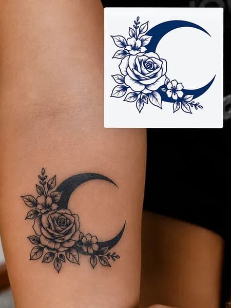 Tattoo'шки Временные тату БЕЗ ПЛЕНКИ (темнеют через 24 часа) 5*5см