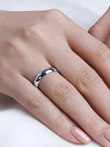 Серебряное обручальное кольцо 925 пробы, серебро ЮК Альтаир