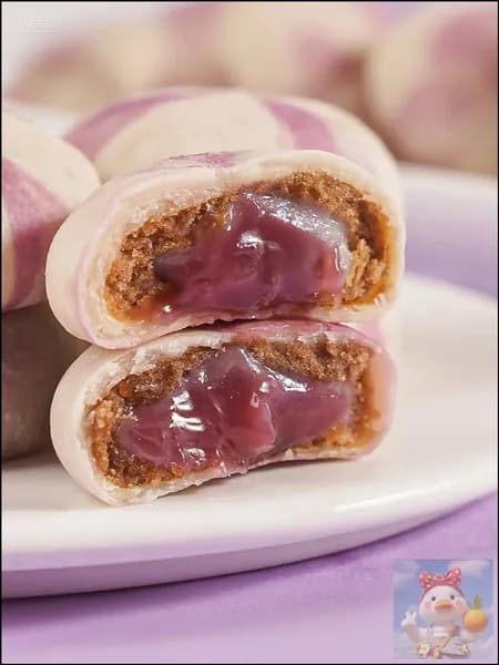 Пирог с ямсом и черникой10 уп