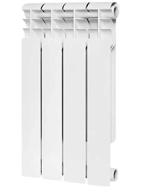Радиатор биметаллический Rommer Profi Bm 500/80 4 секции, боковое подключение, белый
