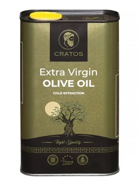 Масло оливковое Cratos,COLD EXTRACTION,Extra Virgin Olive Oil 1 литр, нерафинированное холодного отжима, Греция 1 литр