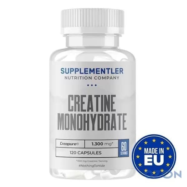 Supplementler Creatine monohydrate (Creapure) 120 капсула