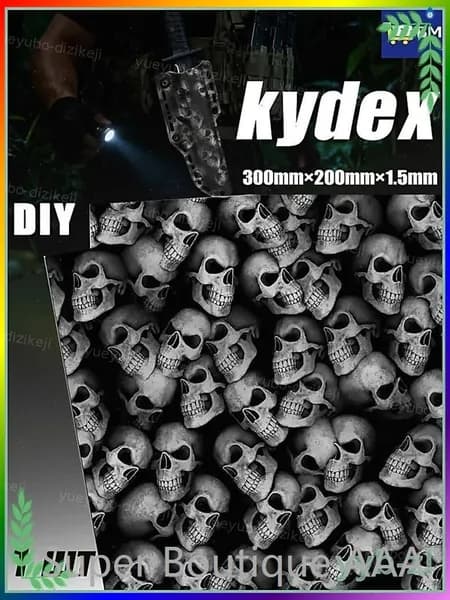 Лист Kydex MicroCamo 300x200x1.5 мм для изготовления кобур, термоформовка (1 шт)