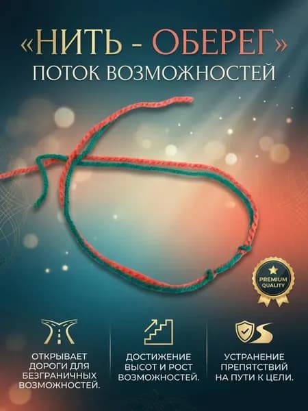 Нить - оберег " Поток возможностей"