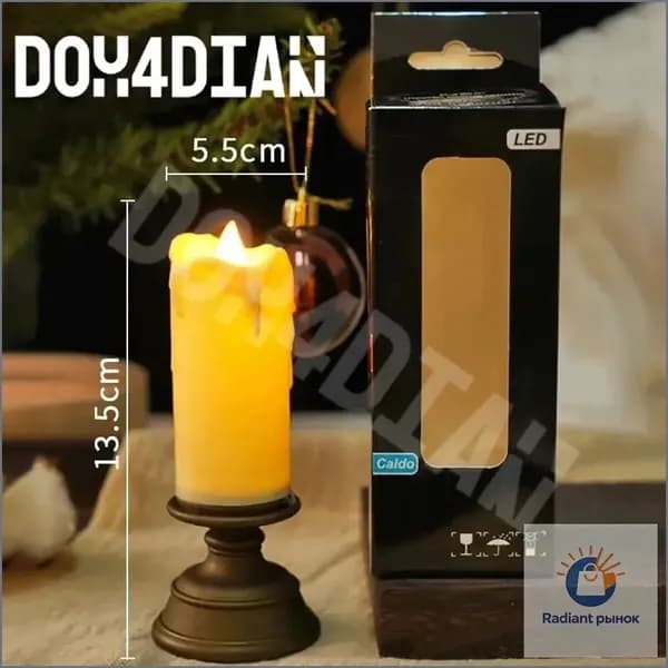 Свечи церковные "свеча", 13.5 см х 5.5 см, 1 шт
