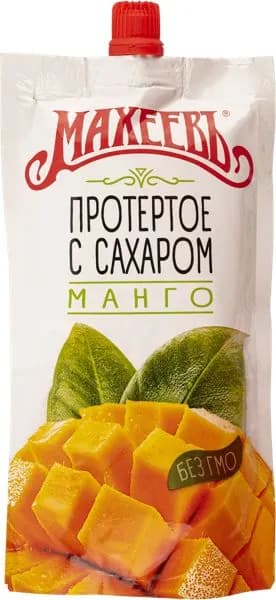 Манго протертое Махеевъ с сахаром Эссен продакшн м/у, 300 г