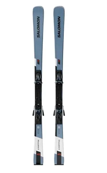 Salomon лыжи горные E S/Max 10 Copen + E Mi12 Gw Copen blue black F80 Горные лыжи, ростовка: 170 см