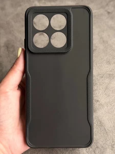 Чехол на Xiaomi 14T черный с нескользящими боками