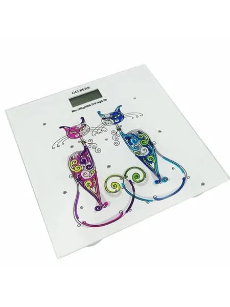205-GL Gelberk Весы напольные электронные, стекло, ЖК-дисплей, до 180 кг