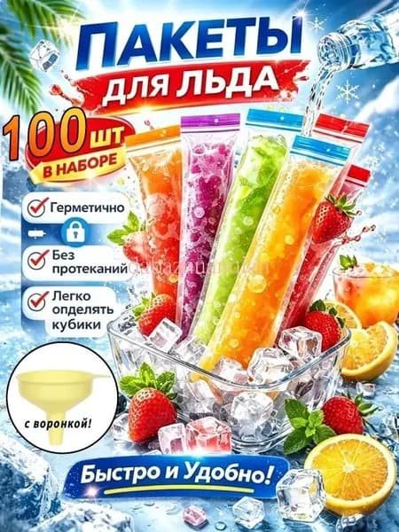 Форма для льда, 100 шт