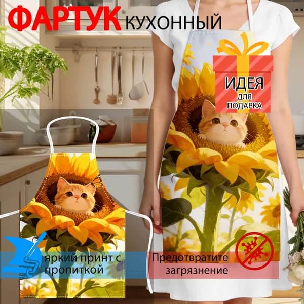 Фартук кухонный  1шт, AM0140