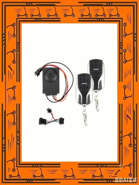 Ebike Антикраж Alarm 36-72V, ABS+PVC, 100g, черный, для Dualtron, надежная защита
