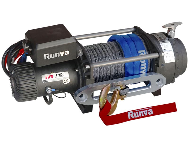 Лебедка Runva EWN 17500 USR, 7938 кг, 12V, синтетический трос