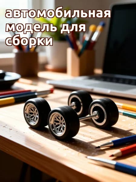 Колесные диски модели машины из металла и резины для ремонта игрушек комплект