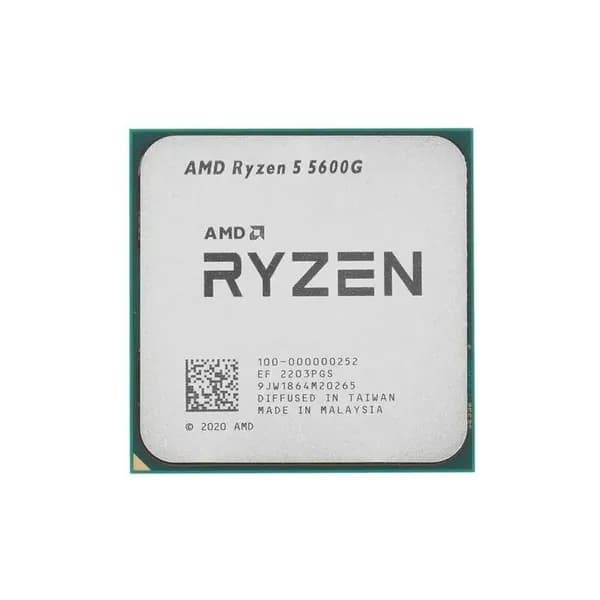 Процессор AMD AM4 Ryzen 5 5600G (6ядер/12потоков*3,9ГГц-4,4ГГц,16Мб,Vega7,65Вт,oem)
