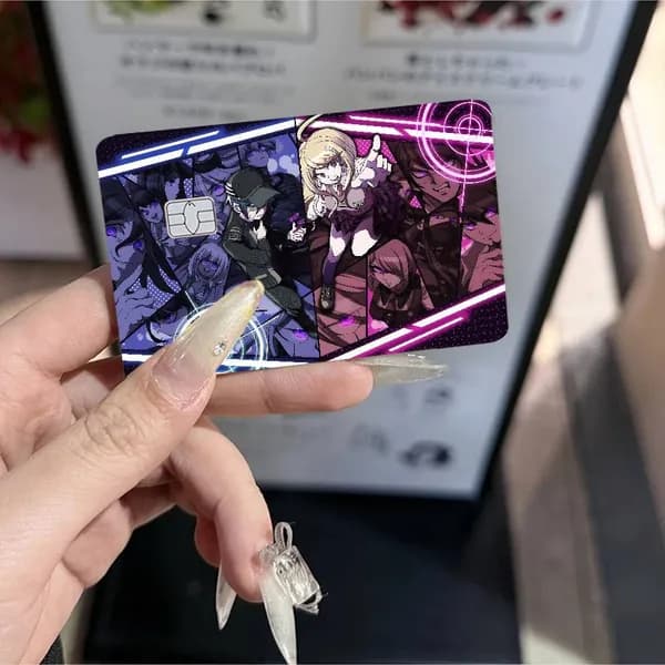 Danganronpa Данганронпа Наклейка для банковской карты
