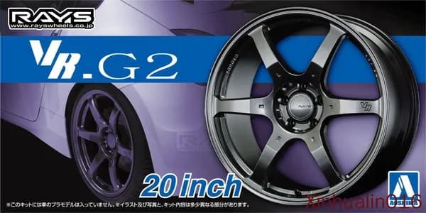 Набор колесных дисков Aoshima 1/24 VOLK RACING VR.G2 20inch