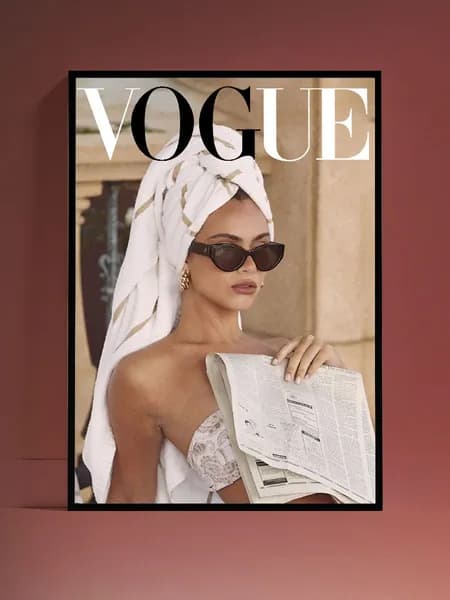 Стильный постер Vogue без рамы (29,7х42см)