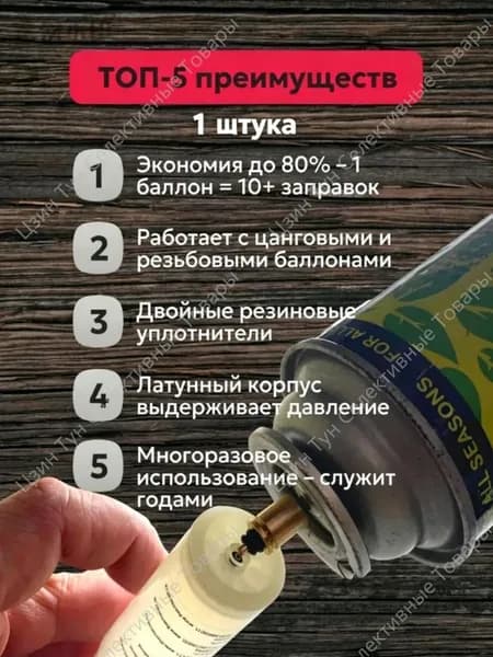 Переходник адаптер для заправки картриджа Фумигатора Термаселл