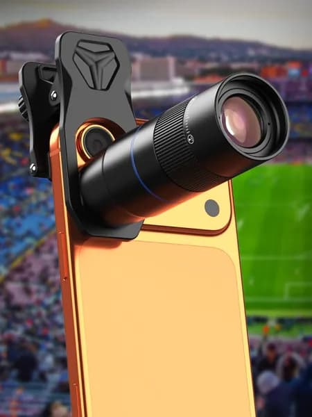 Портативный карманный телеобъектив APEXEL 6X для фотосъемки позволяет делать HD-фотографии для путешествий и спорта на смартфонах iPhone, Huawei, Xiaomi и Samsung.