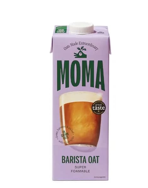 Напиток овсяный Barista (без сахара), MOMA, 1 л, Великобритания
