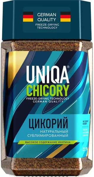 Цикорий растворимый UNIQA Chicory натуральный сублимированный, 95г