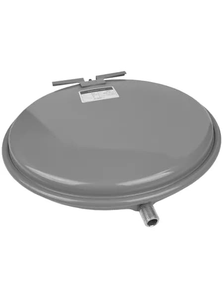 Расширительный бак для котла Ariston, Beretta, Solly, Zoom Boilers 8 л 1/2" круглый Серый с кронштейном (19928622)