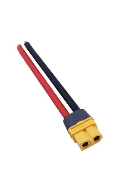 Кабель с разъемом XT60H (F) (Amass), 14AWG, 10 см